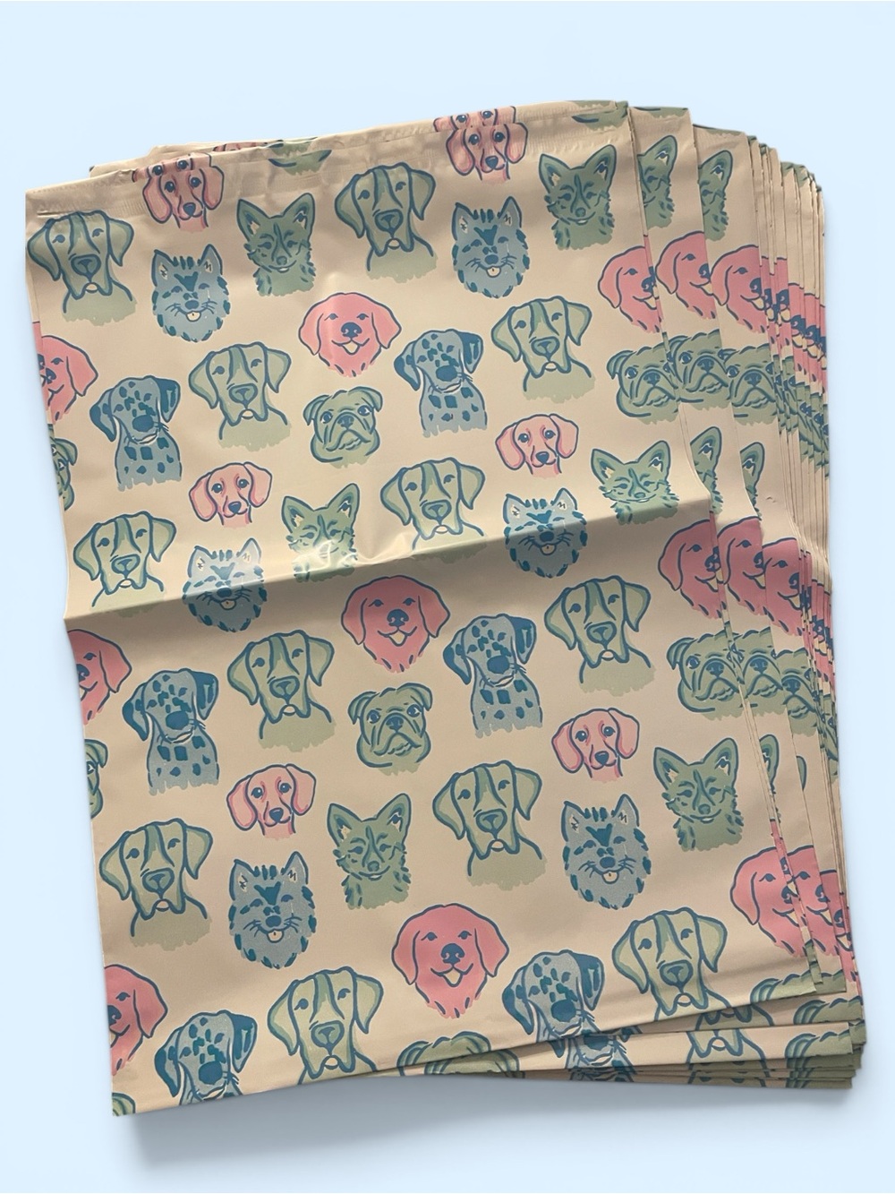 14.5x19, Pretty Pups Poly Mailers – 25 Pack ✨🐶